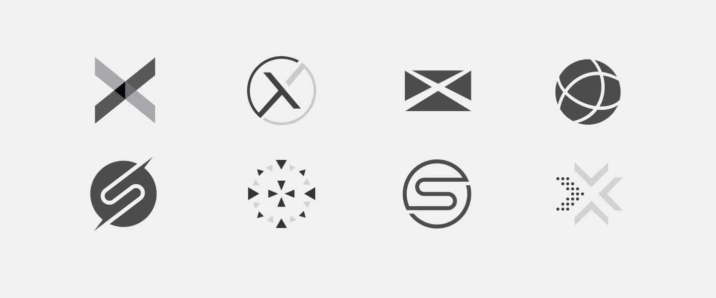 Initial logo concepts