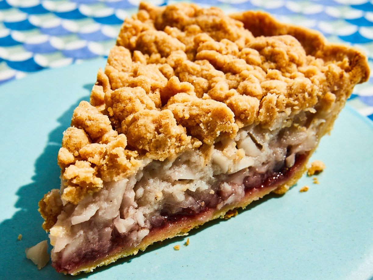 Buko Cherry Crumble Pie